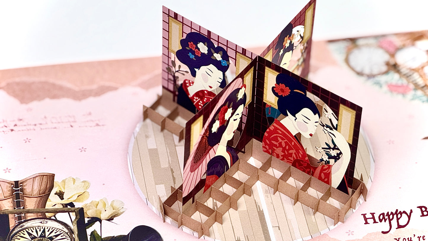 Geisha Happy Birthday for Women