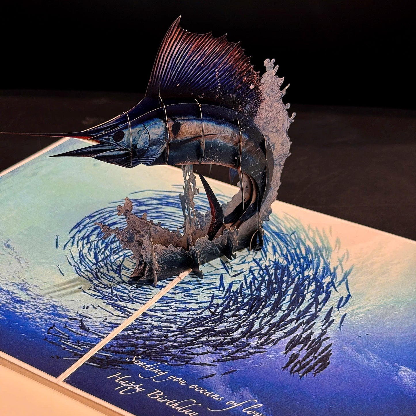 3D Marlin Happy Birthday for Men