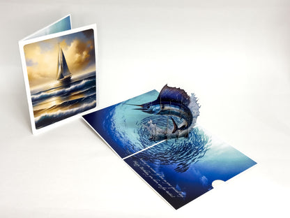 3D Marlin Happy Birthday for Men