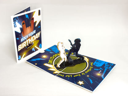 3D Rockstar Happy Birthday